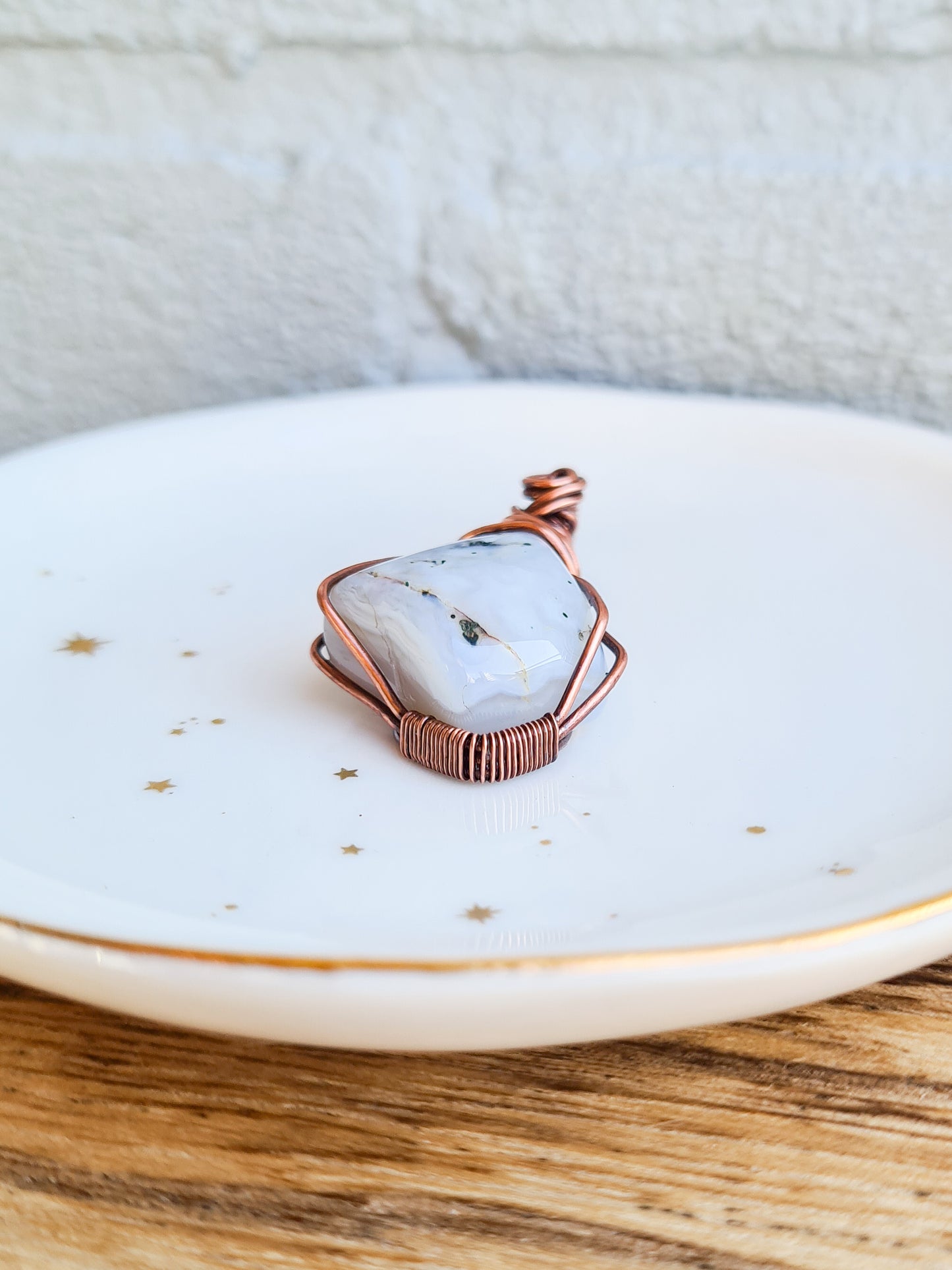 Dendritic Agate Pendant