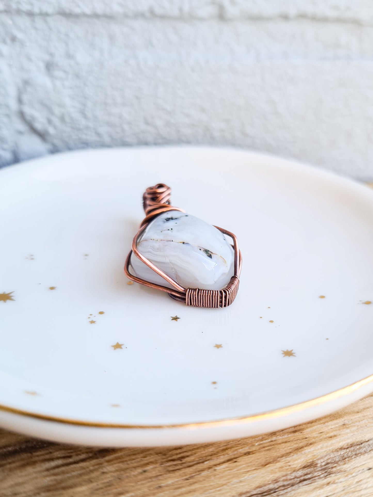 Dendritic Agate Pendant