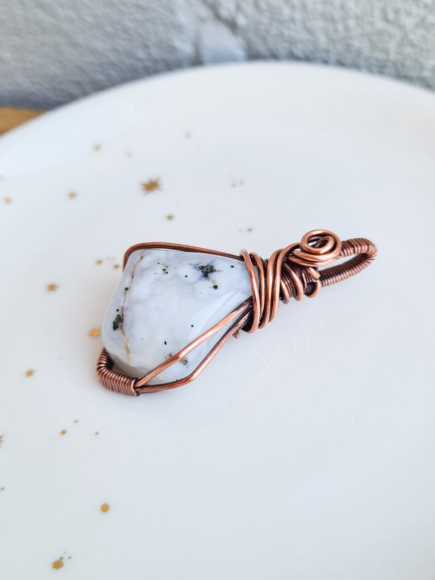 Dendritic Agate Pendant