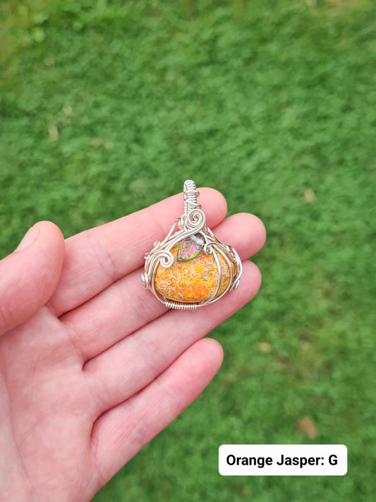 Orange Jasper Pumpkin