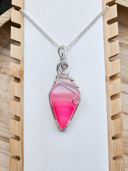 Pink Agate Pendant