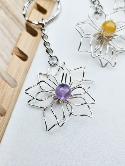 Zero Waste: Flower Keyrings