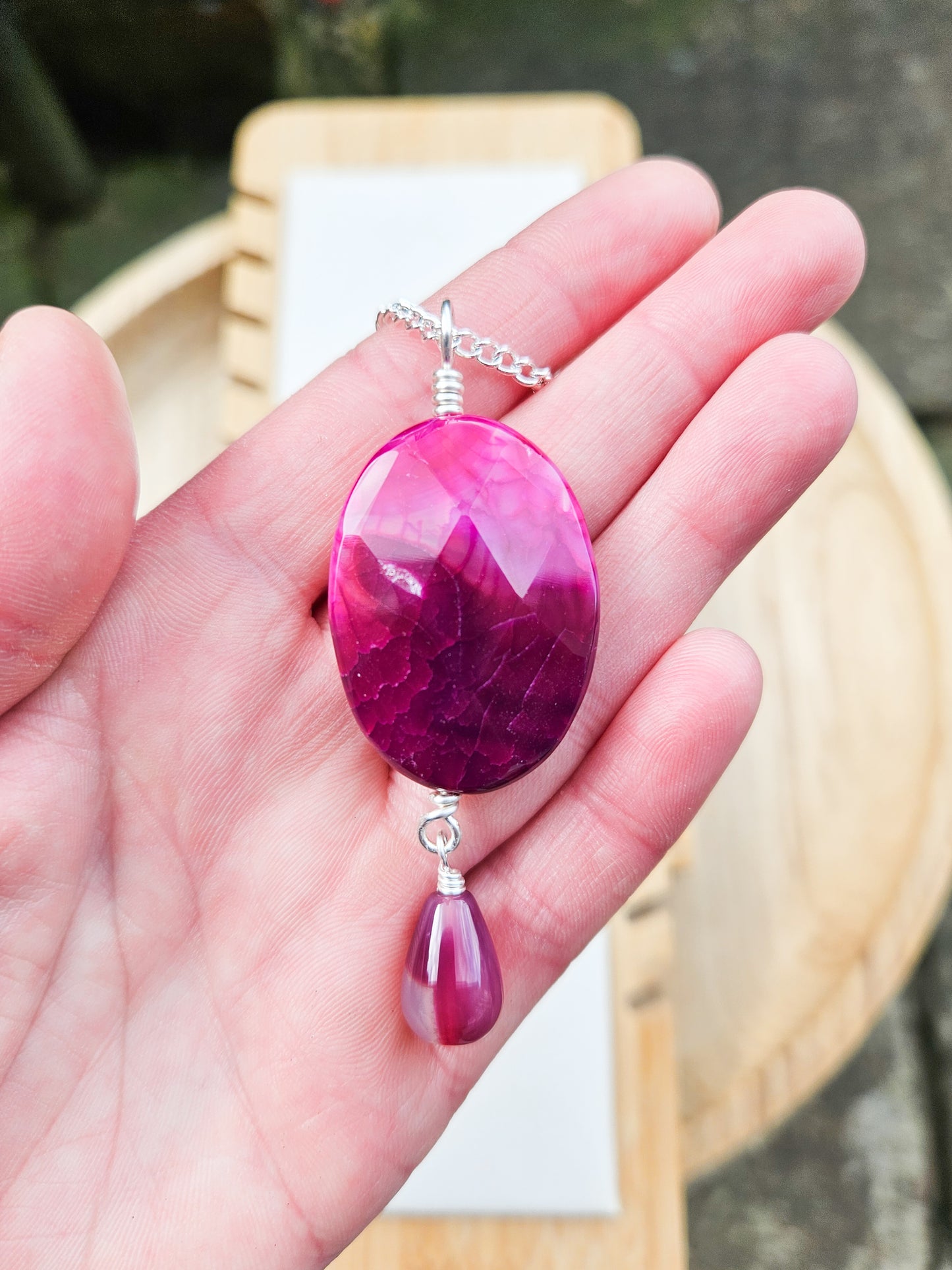 Zero Waste: Agate Pendant