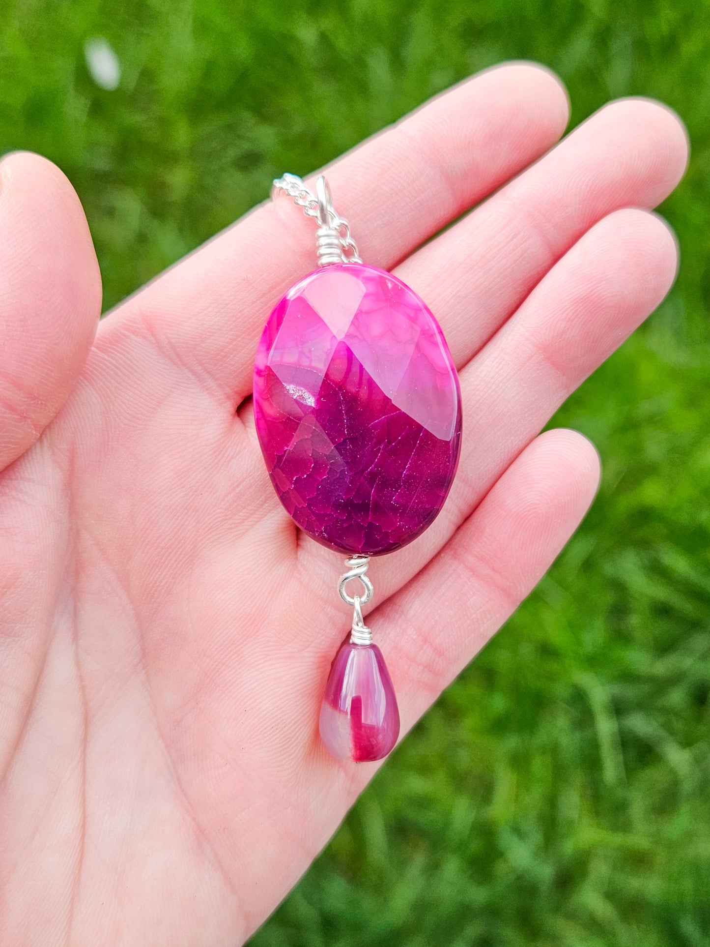 Zero Waste: Agate Pendant