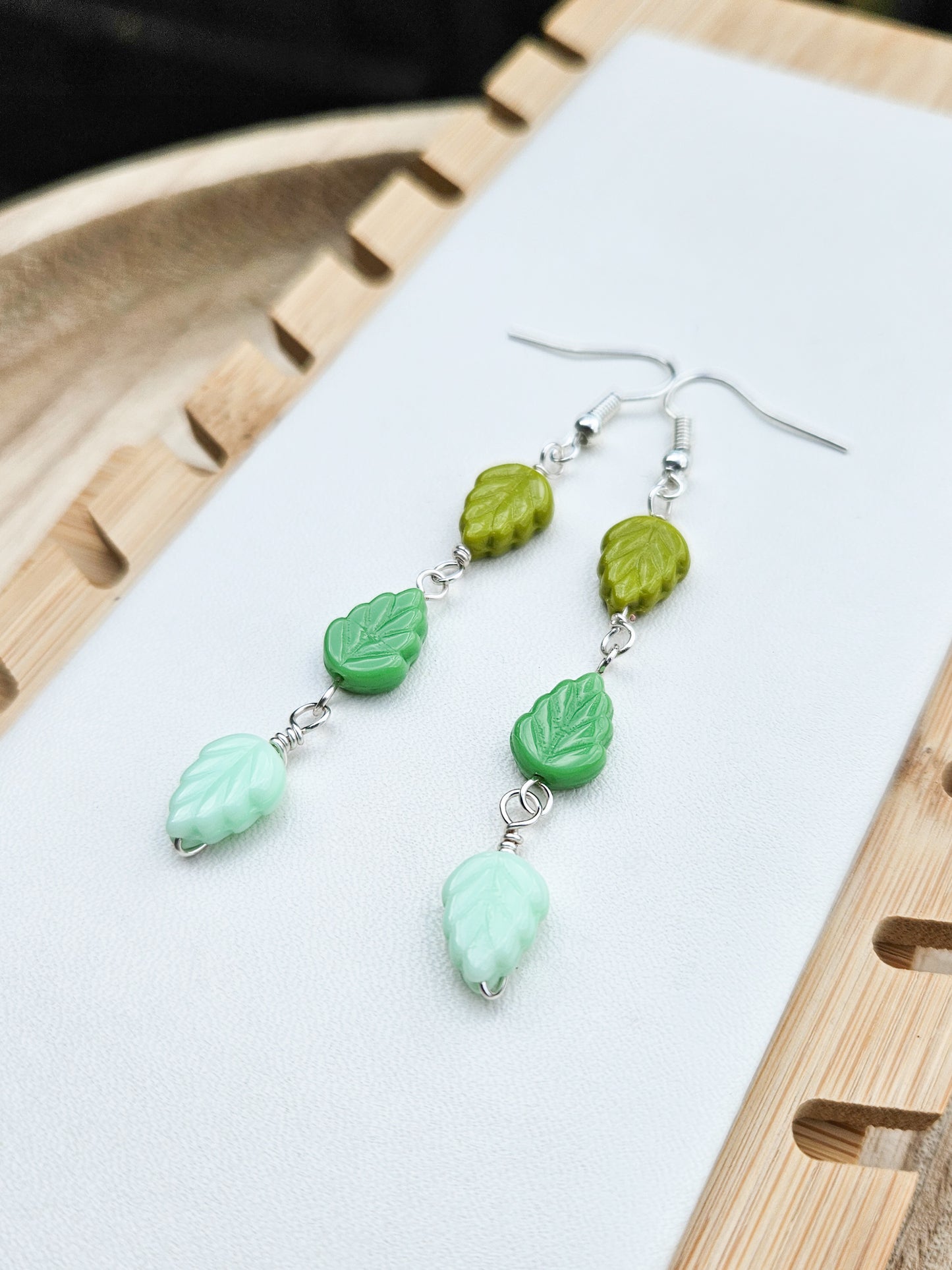 Preciosa Leaf Earrings