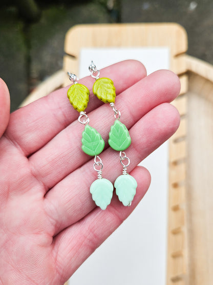 Preciosa Leaf Earrings