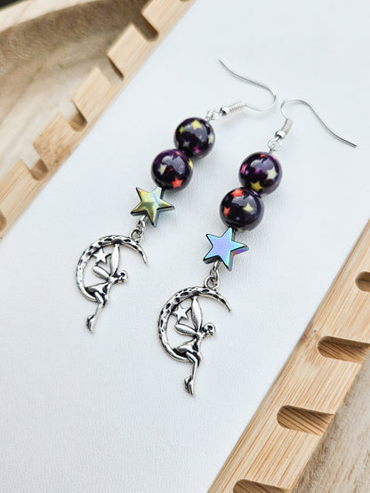 Moon & Stars Fairy Earrings