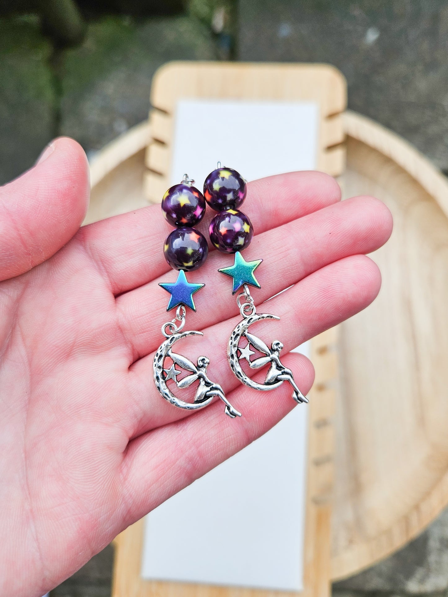 Moon & Stars Fairy Earrings