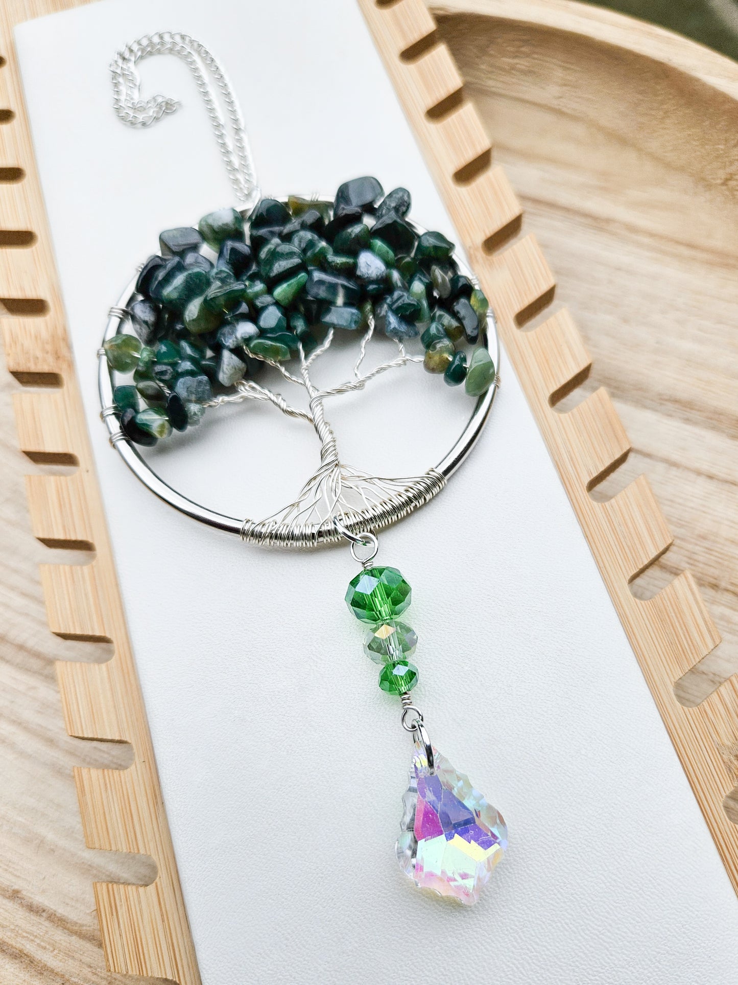 Zero Waste: Agate Tree Of Life Suncatcher