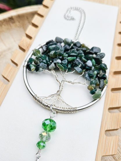 Zero Waste: Agate Tree Of Life Suncatcher