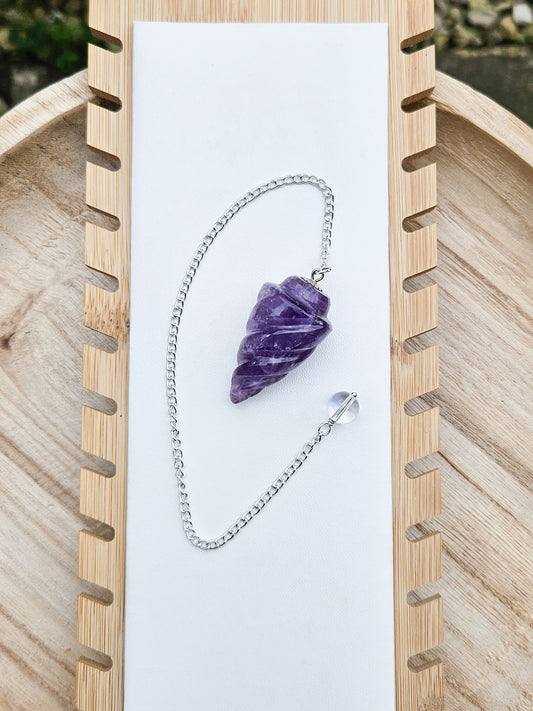 Zero Waste: Amethyst Pendulum