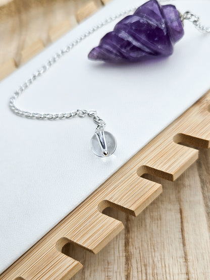 Zero Waste: Amethyst Pendulum