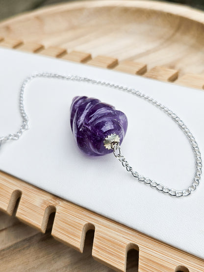 Zero Waste: Amethyst Pendulum