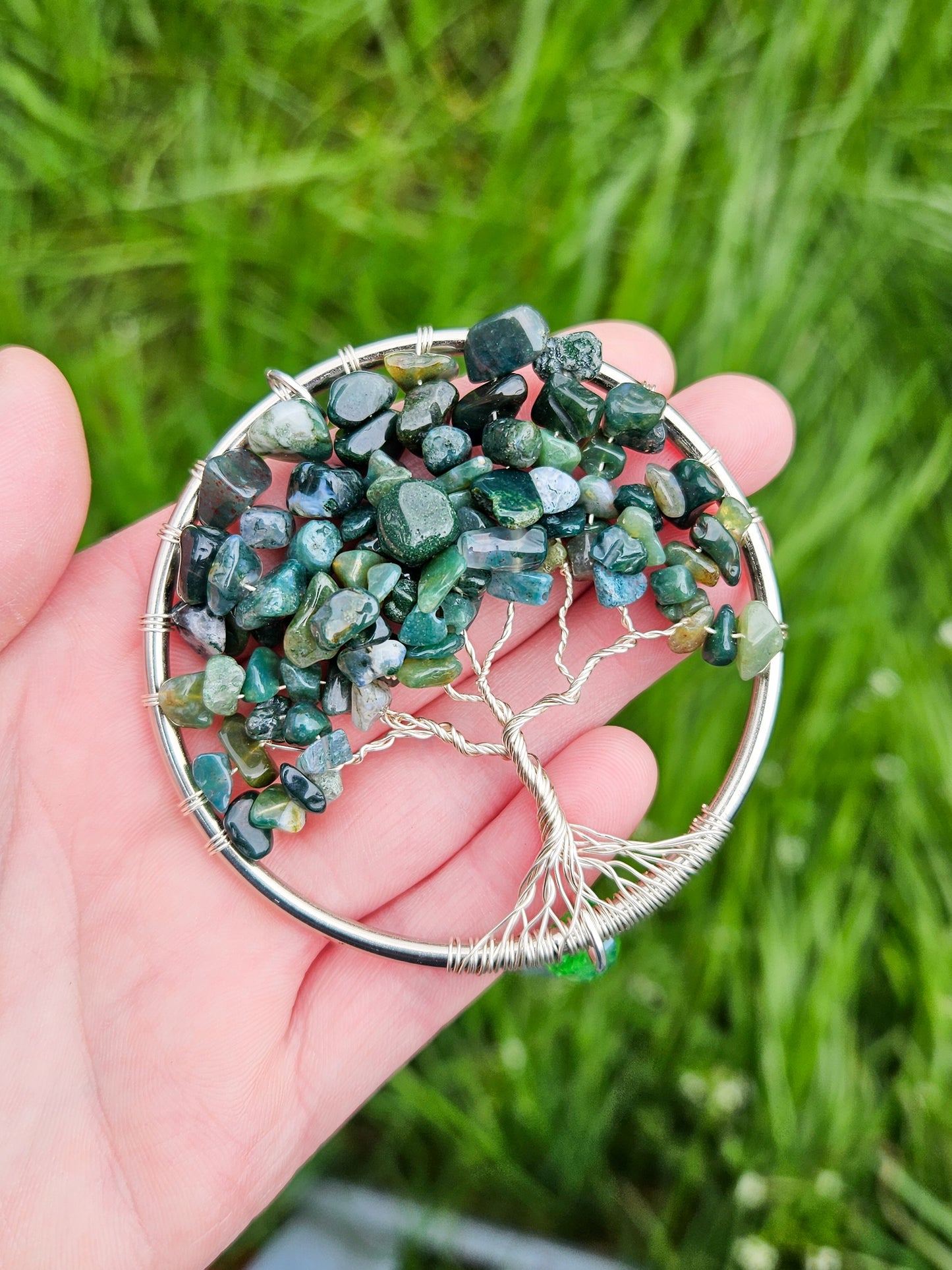 Zero Waste: Agate Tree Of Life Suncatcher