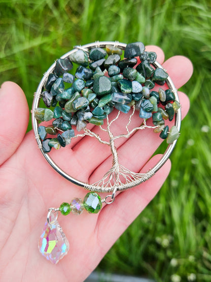 Zero Waste: Agate Tree Of Life Suncatcher