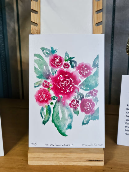 'Just A Bunch Of Roses' Limited Edition Prints