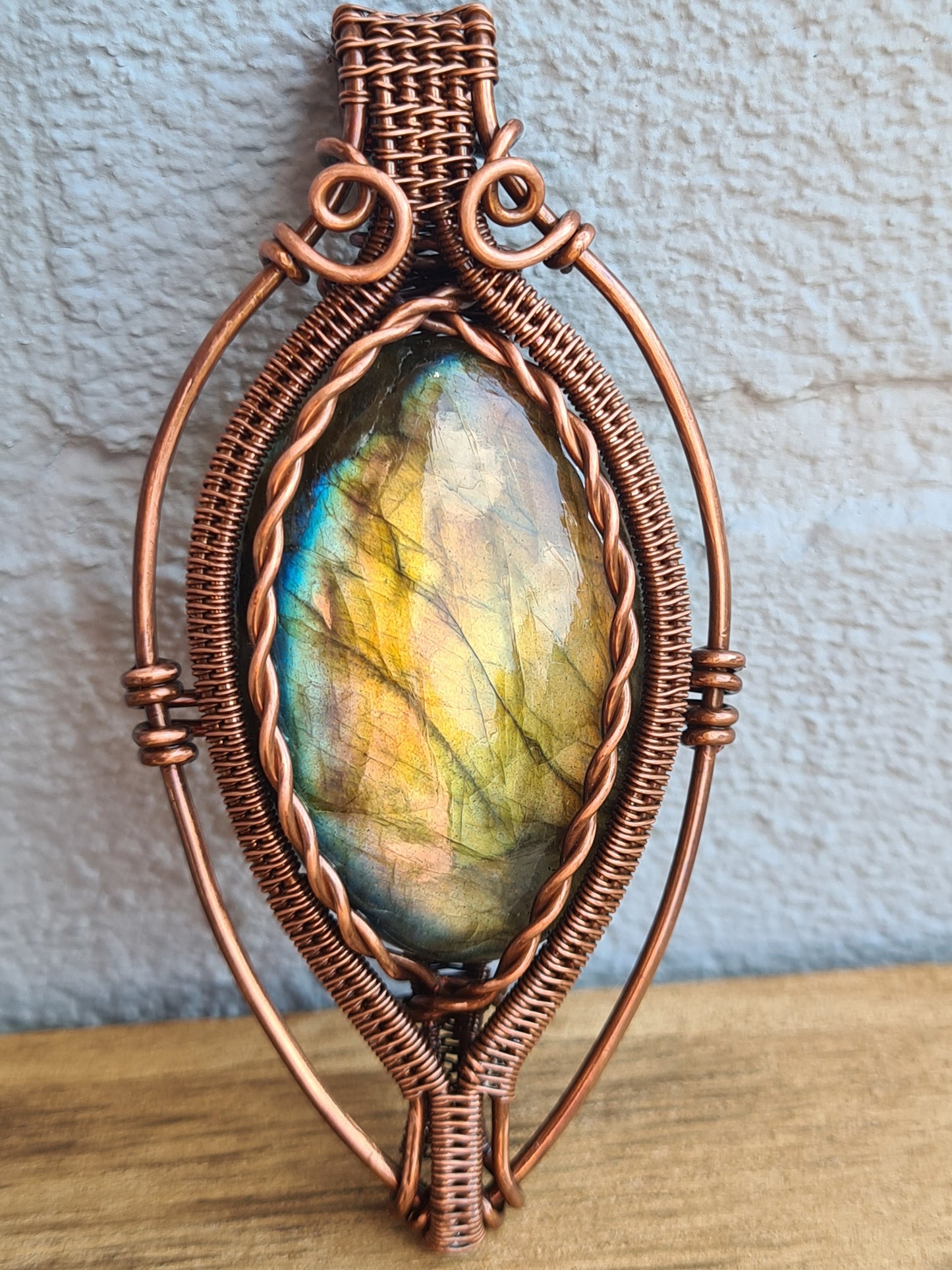 Super Flashy Labradorite Pendant