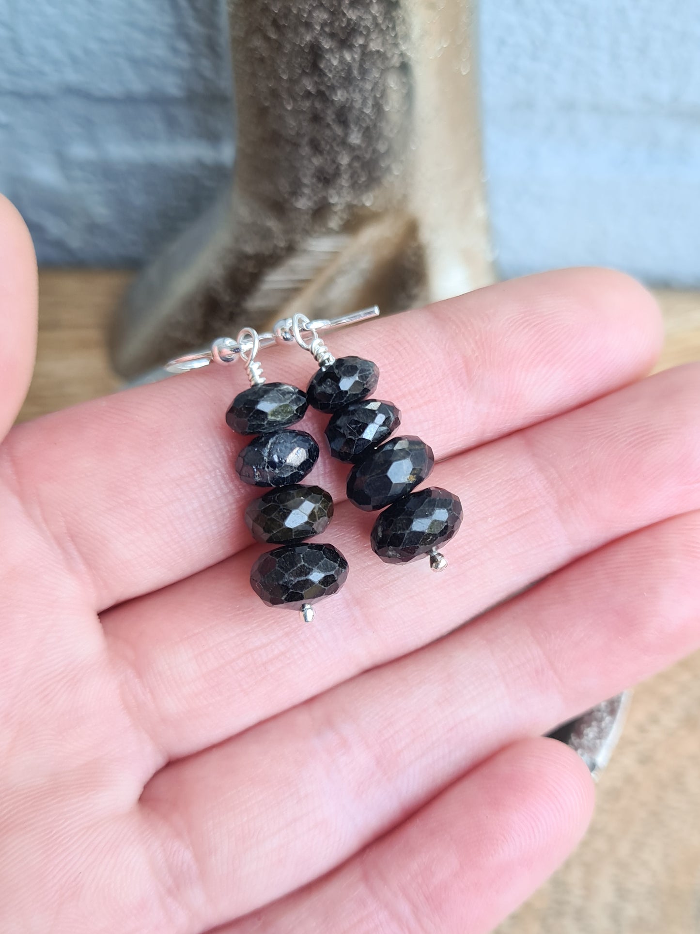 Rustic Spinel Earrings