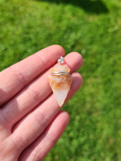 Jasper Arrowhead Pendant