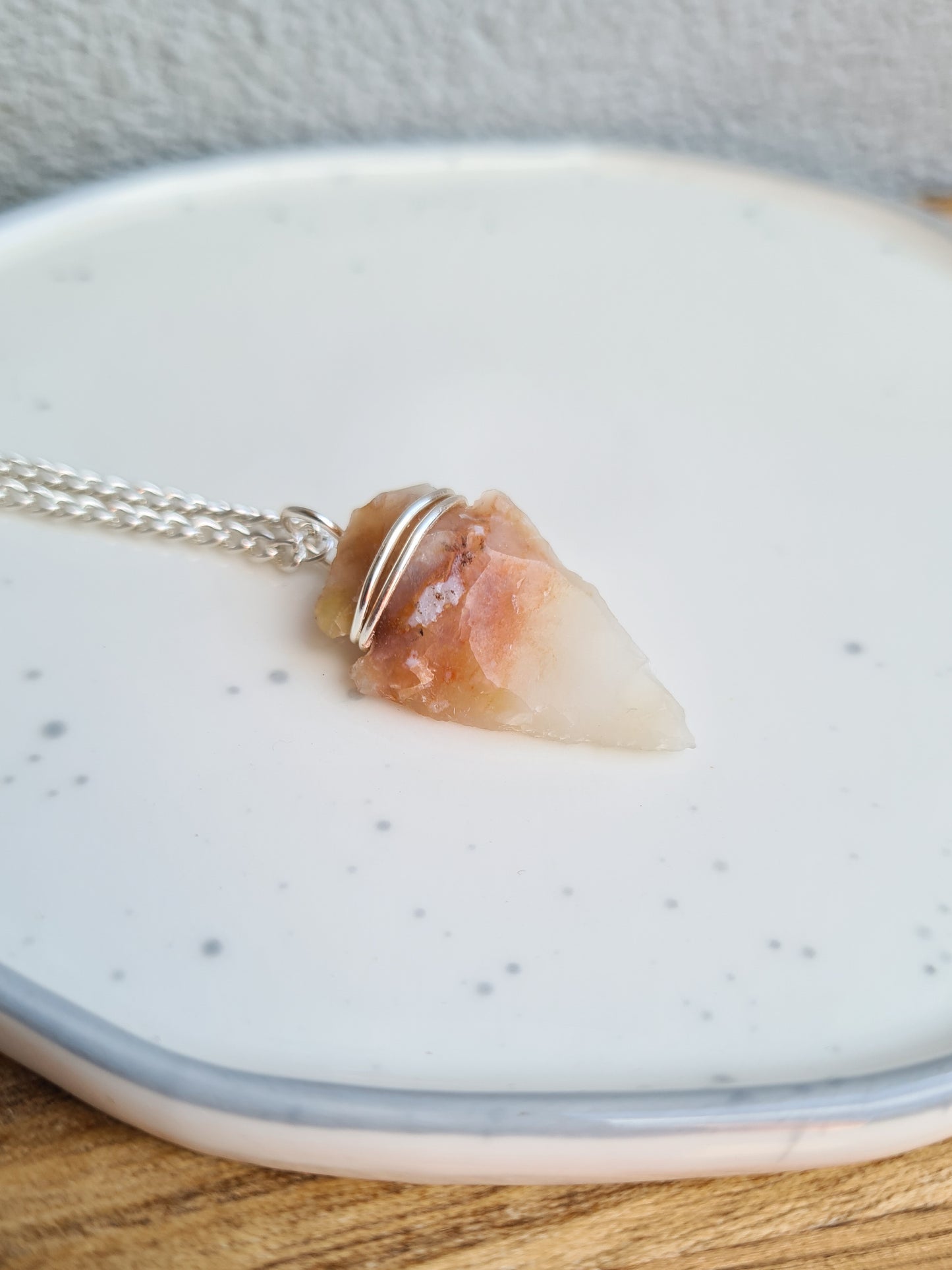 Jasper Arrowhead Pendant