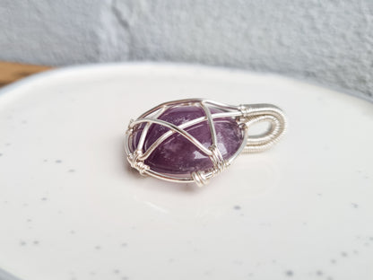 Amethyst Pentacle Pendant