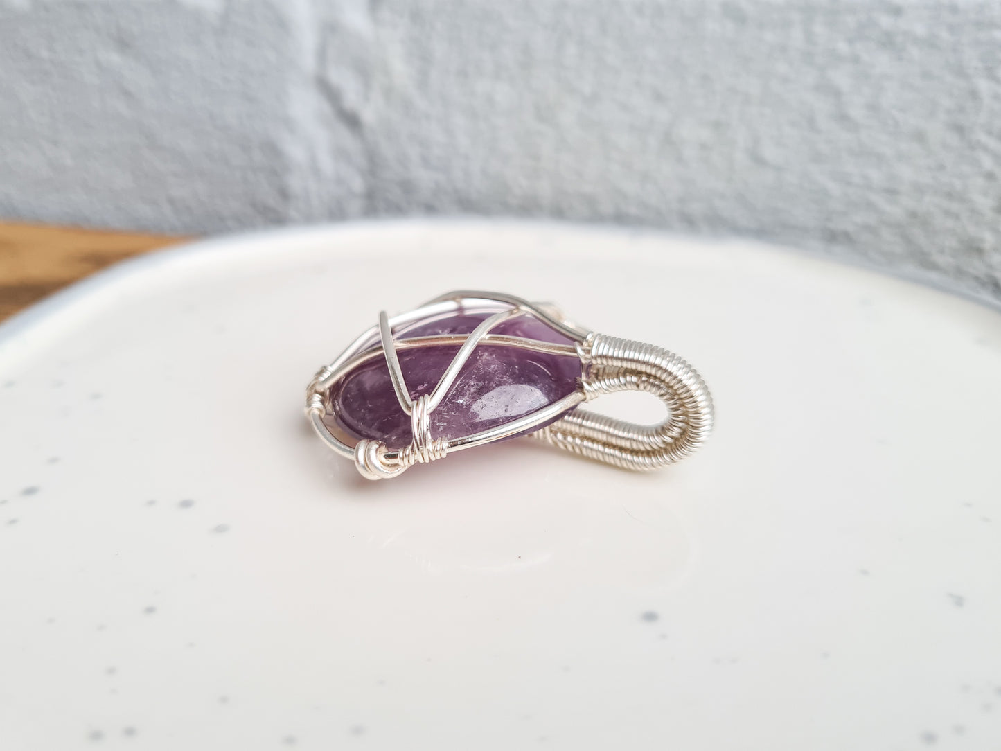 Amethyst Pentacle Pendant