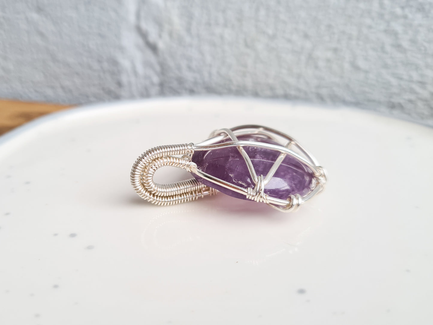 Amethyst Pentacle Pendant