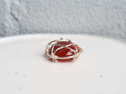 Carnelian Pentacle Pendant