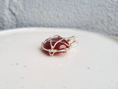 Carnelian Pentacle Pendant