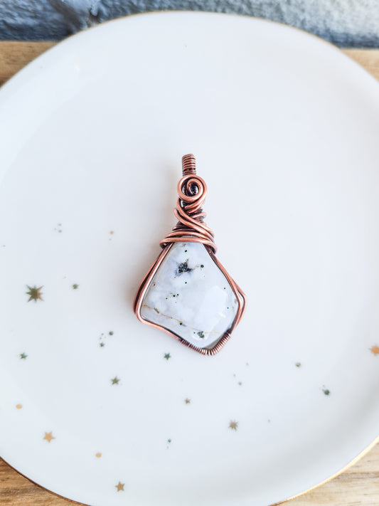 Dendritic Agate Pendant