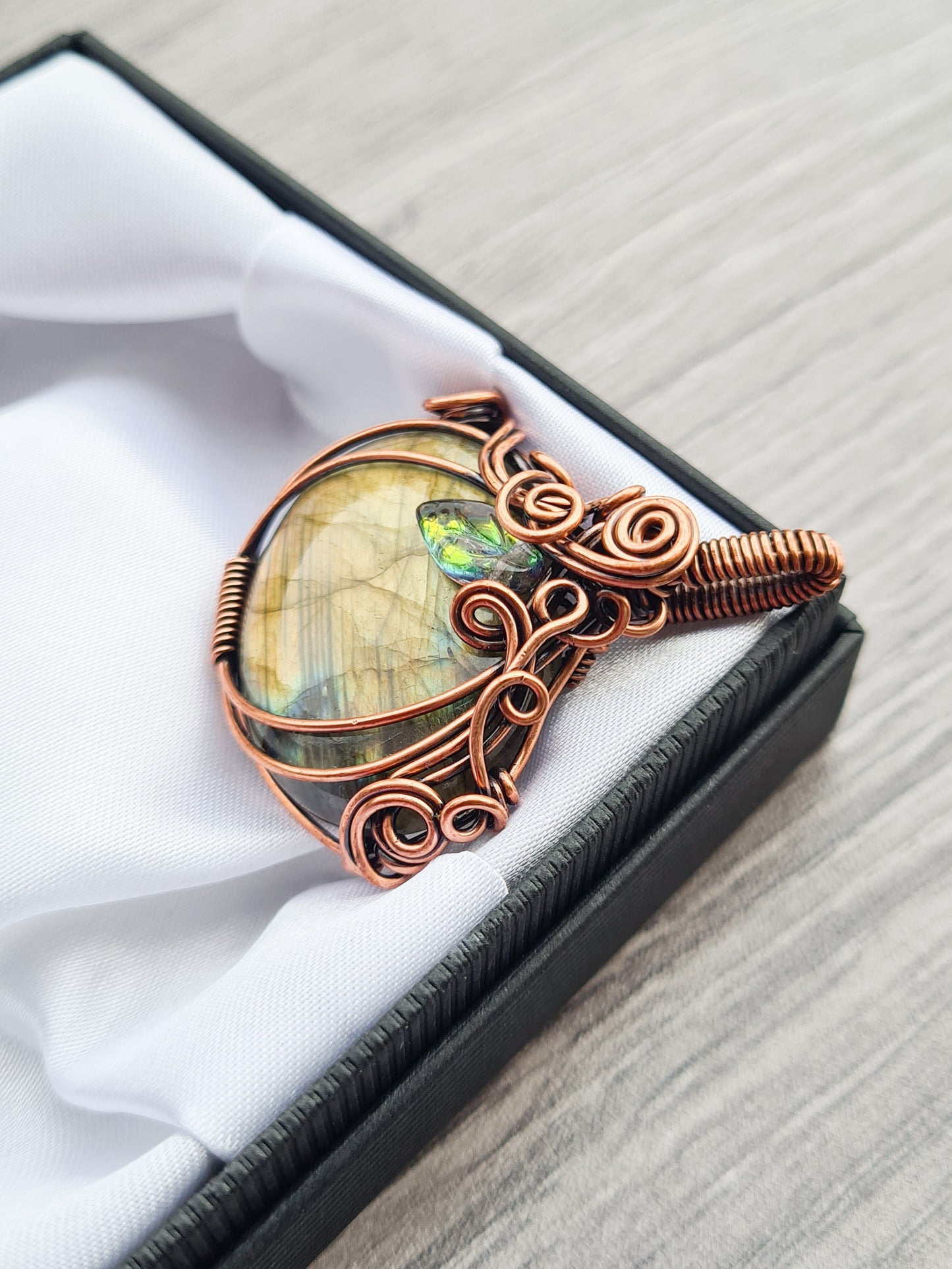 Collectors Edition Golden Labradorite Pumpkin