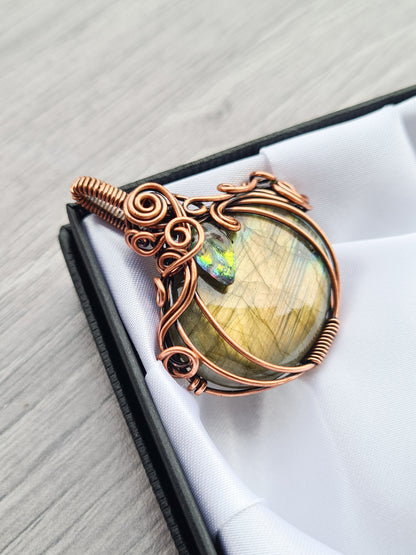 Collectors Edition Golden Labradorite Pumpkin