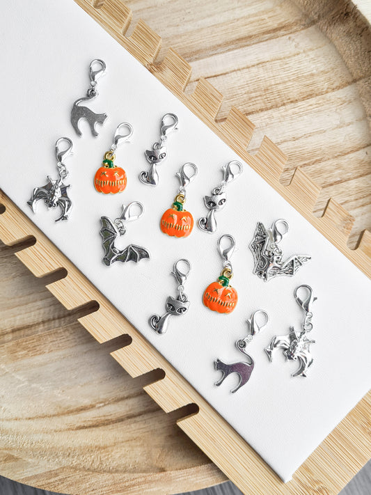 Halloween Themed Clip on Charms
