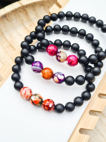 Agate Stretch Bracelets