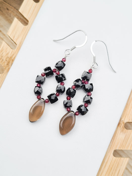 Sterling Beaded Earrings