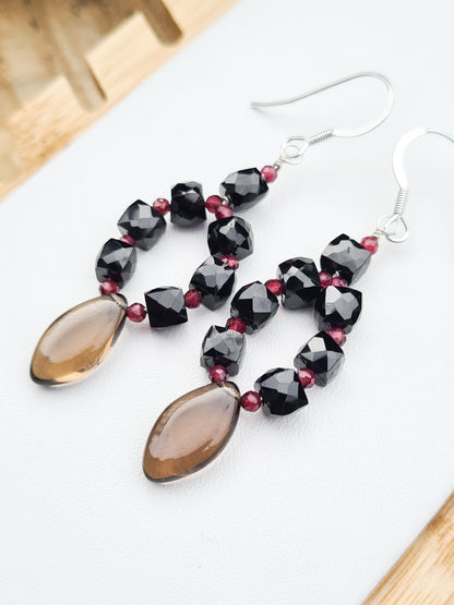 Sterling Beaded Earrings