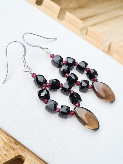 Sterling Beaded Earrings