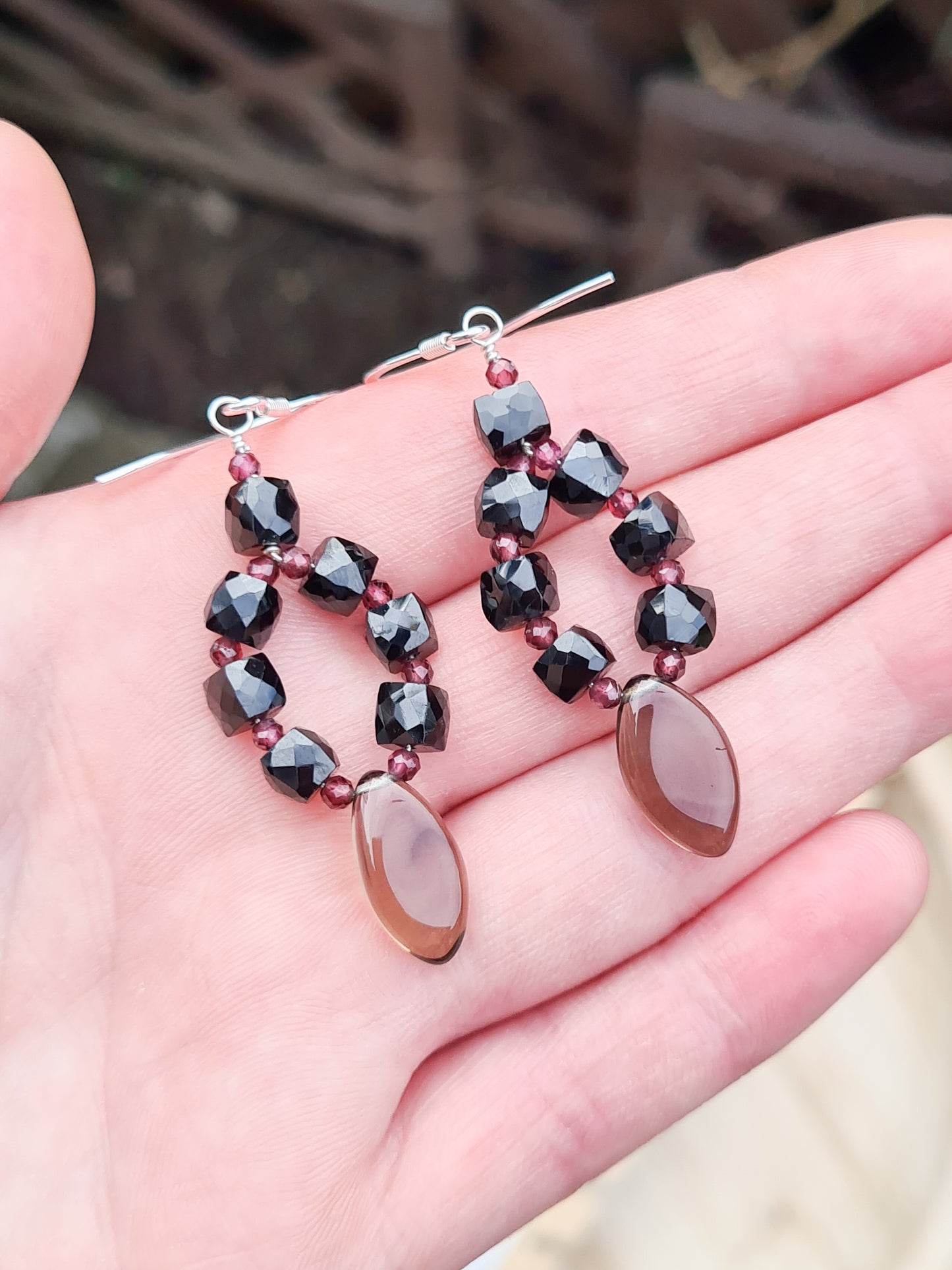 Sterling Beaded Earrings