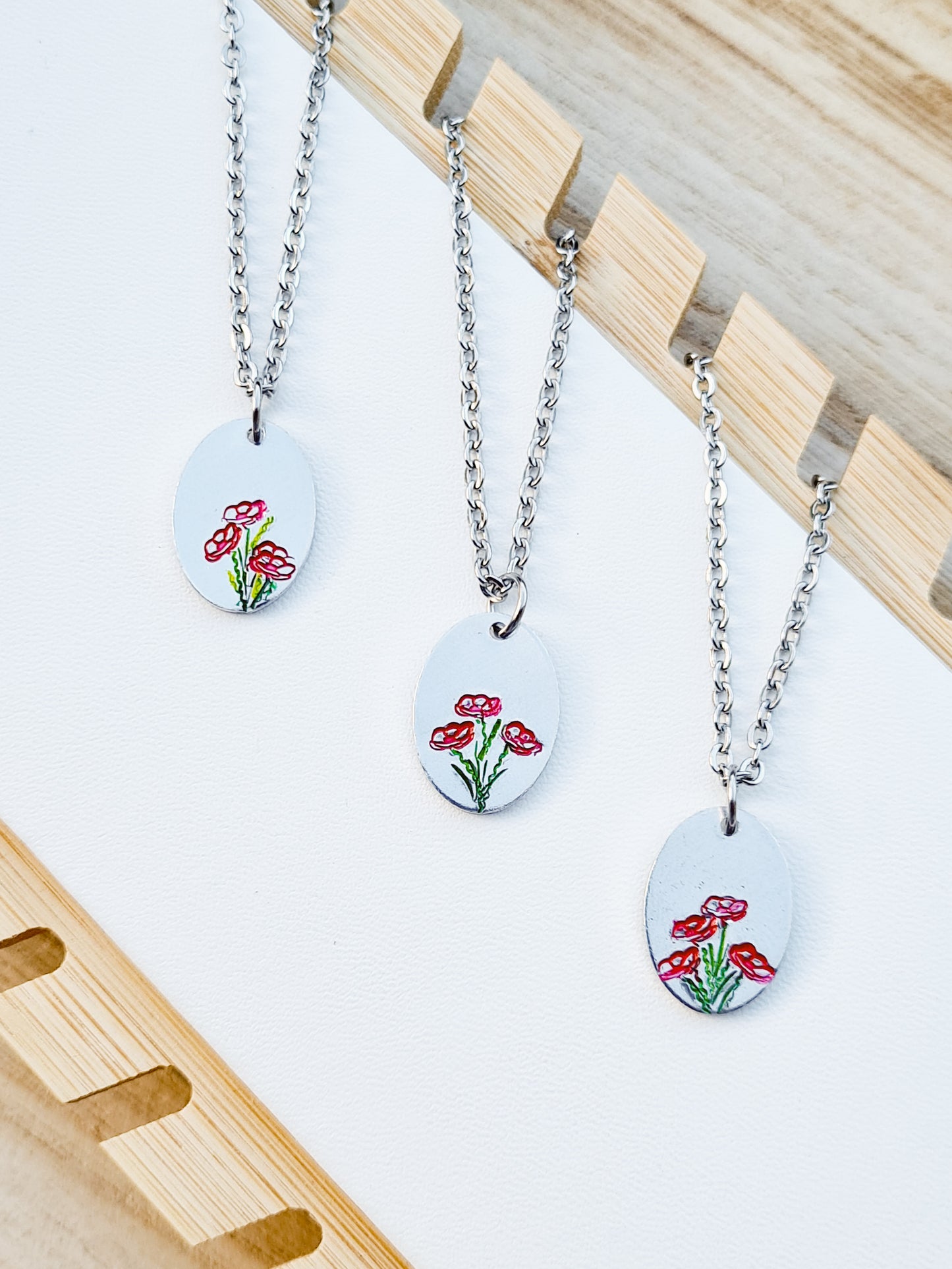 Limited Edition Poppy Necklaces