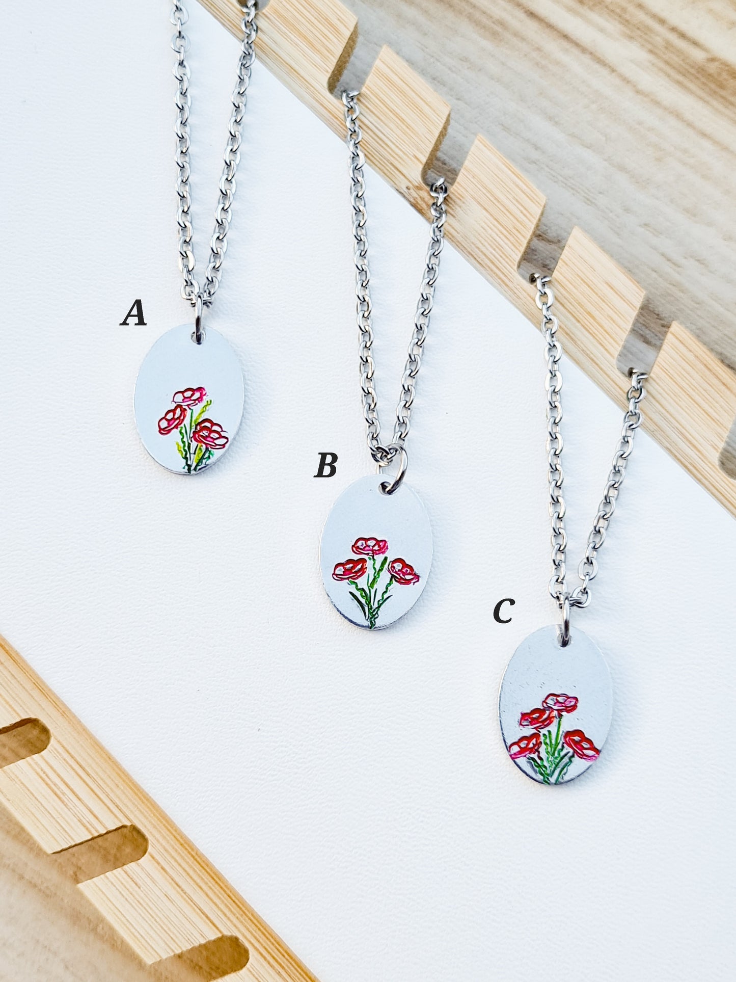 Limited Edition Poppy Necklaces