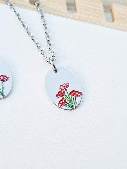 Limited Edition Poppy Necklaces