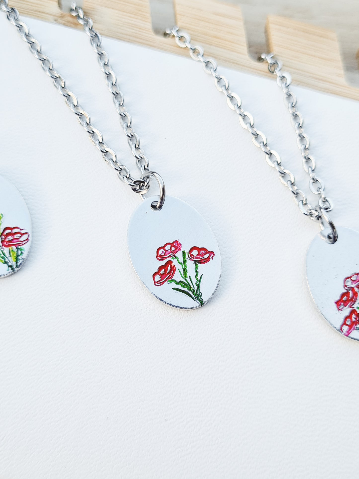 Limited Edition Poppy Necklaces