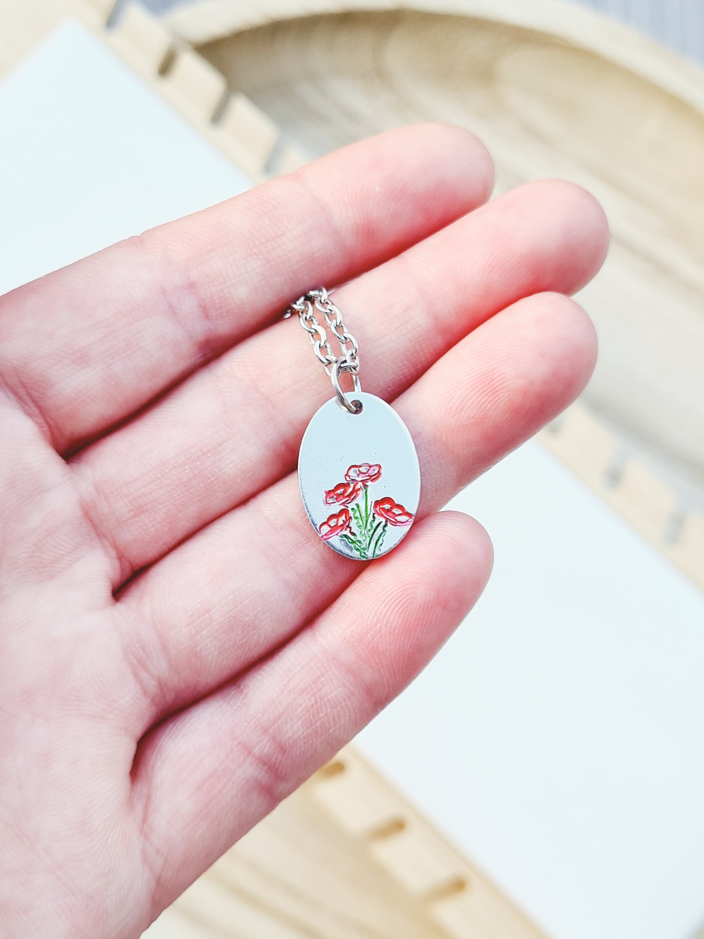 Limited Edition Poppy Necklaces