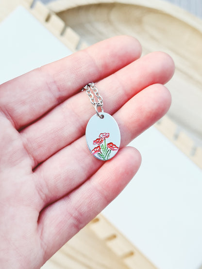 Limited Edition Poppy Necklaces